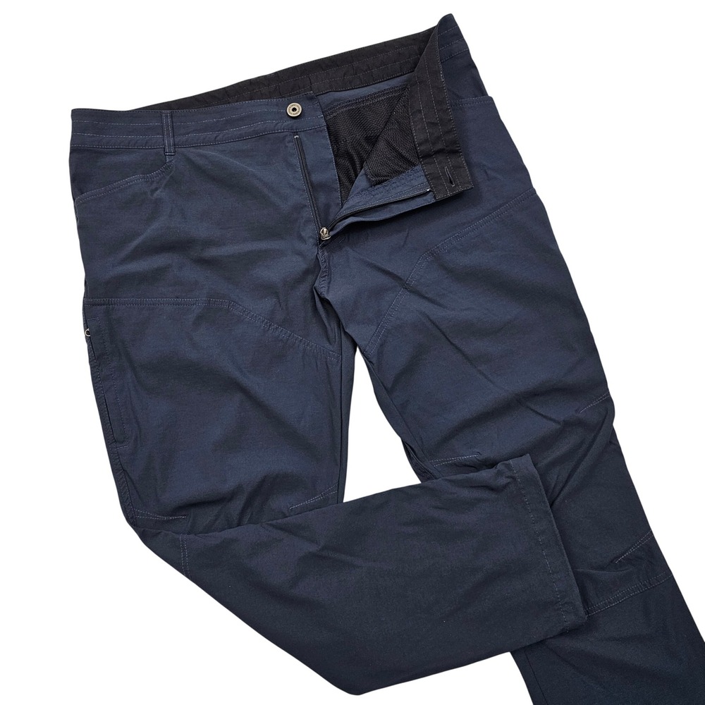 KUHL Renegade Pants Mens 40x29 Navy Blue Tapered Hiking Outdoor Gorpcore 5359